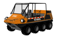 中小型水陸兩棲救援車(chē)（8×8，64KW，原地轉(zhuǎn)向）